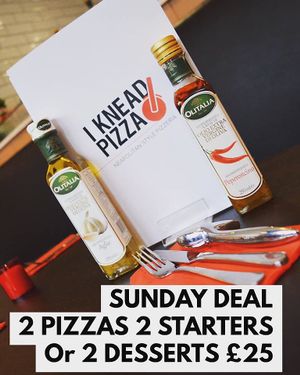 Sunday deal  at I Knead Pizza in Stockport