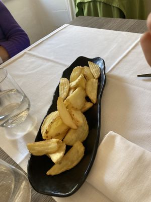 Potatoes   at La Luna nel Pozzo in Lerici