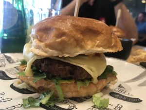 All Star Plant Burger at Hubbox in Taunton