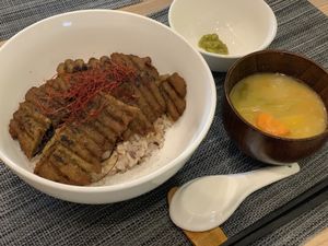 Unagi don, no one doubt this is vege eel....  juicy and crispy... the sweet soy sauce is really much with rice.  at Samurai Ramen - UMAMI Premium in Johor Bahru