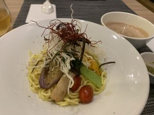 Tsukemen walnut sauce at Samurai Ramen - UMAMI Premium in Johor Bahru