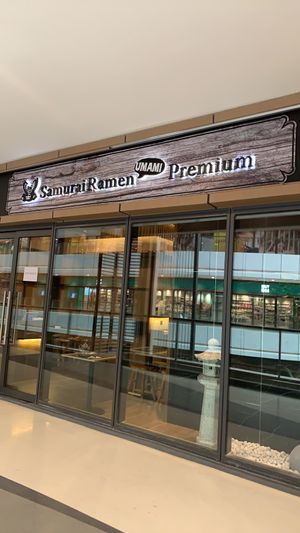 Japanese garden at Samurai Ramen - UMAMI Premium in Johor Bahru