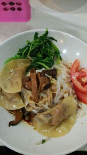 Wanton (Dumplings) Ipoh Hor Fan at Create Healthy Lifestyle 創意素食 in Central Singapore