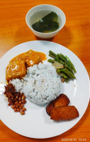 Organic Nasi Lemak at Create Healthy Lifestyle 創意素食 in Central Singapore