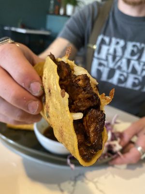 Tacos  at Rüt in Spokane