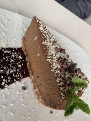 Triple chocolate cheesecake    at Rüt in Spokane