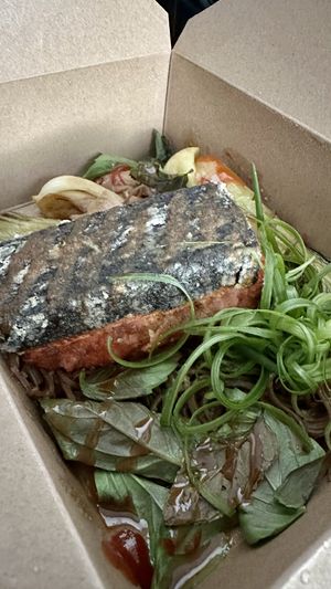 Salmon & Soba  at Rüt in Spokane