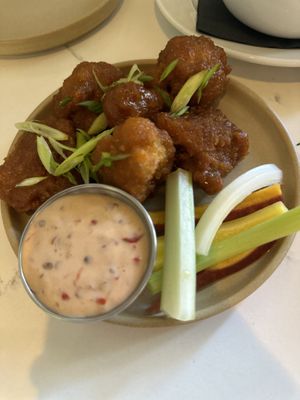 cauliflower wings  at Rüt in Spokane