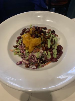 Caribbean Jerk Bowl  at Rüt in Spokane