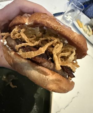 Jalapeno Mushroom Burger  at Rüt in Spokane
