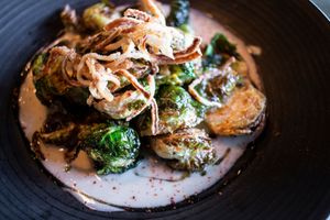 Crispy Brussels Sprouts at Rüt in Spokane