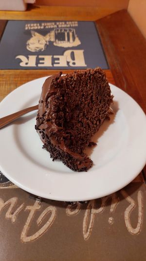 Fatia de bolo do dia at Hera Veggie in Sao Paulo