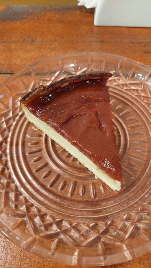 Cheesecake de goiabada at Hera Veggie in Sao Paulo