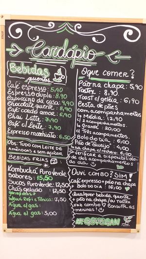 Cardápio out/2019 at Hera Veggie in Sao Paulo