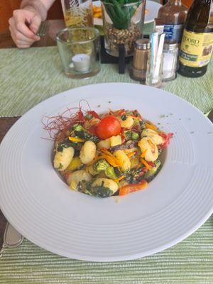 Vegetable Gnocci at Perli's Pasta Mia in Quedlinburg