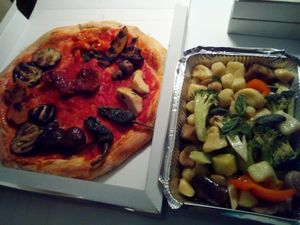 Delicious italian food "to go" at Borgo Antico in Fehmarn