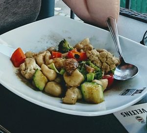 Gnocchi verdure vegani at Borgo Antico in Fehmarn