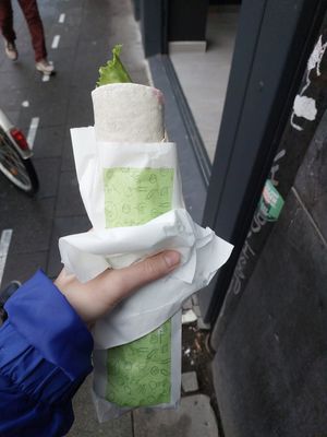 Cigköfte wrap at Veganland - Zülpicherstr in Cologne