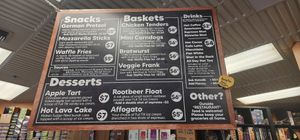 Our current menu at Around the Table in Lynnwood