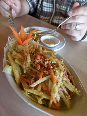 Mango salad at Kajohn Thai Cuisine in Halifax