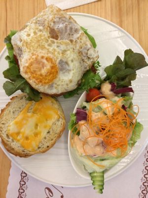 vegetarian with egg at Shí Cǎi Jí Sī in Taipei