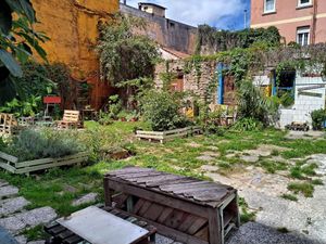 Open community sustainable space next to La Braña at La Braña in Torrelavega
