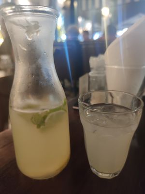 Homemade lemonade at Elia Greek Kitchen in Siem Reap