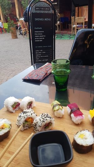 Best Sushi Ever at Broc The Kasbah in Marrakech