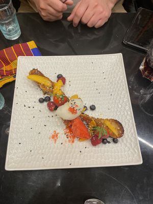 vegan french toast   at Broc The Kasbah in Marrakech