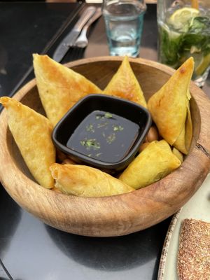 Samosas  at Broc The Kasbah in Marrakech