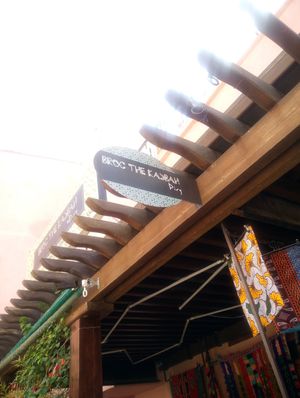 The sign at Broc The Kasbah in Marrakech