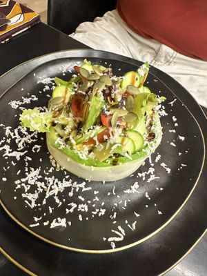 Salade quinoa avocat humus  at Broc The Kasbah in Marrakech