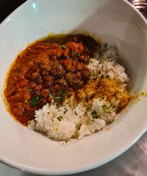 Chilli sin carne at Broc The Kasbah in Marrakech
