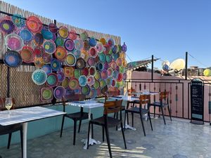 Beautiful rooftopp #Veganuary at Broc The Kasbah in Marrakech