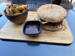 Kasbah Burger  at Broc The Kasbah in Marrakech