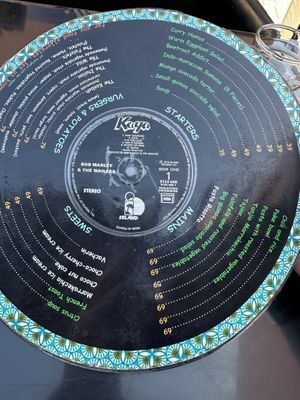 English Menu  at Broc The Kasbah in Marrakech