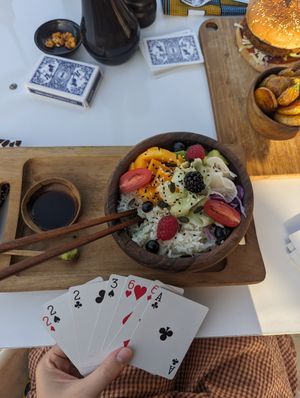 Poke bowl at Broc The Kasbah in Marrakech