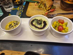 Starter selection at Broc The Kasbah in Marrakech