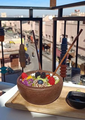 Poke Bowl at Broc The Kasbah in Marrakech