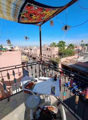 Rooftop view at Broc The Kasbah in Marrakech