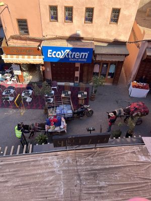 View from the rooftop patio.  at Broc The Kasbah in Marrakech