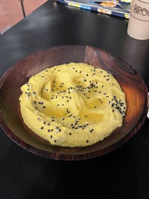 Curried hummus (served with bread)  at Broc The Kasbah in Marrakech