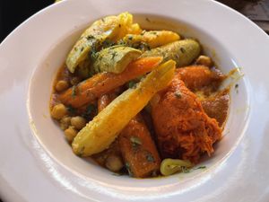 Vegetable cous cous  at Broc The Kasbah in Marrakech