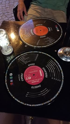 The menu at Broc The Kasbah in Marrakech