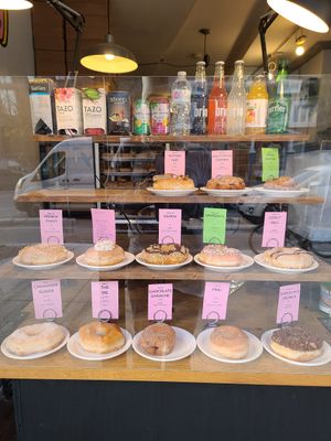 The display at Machino Donuts - Bloor St in Toronto