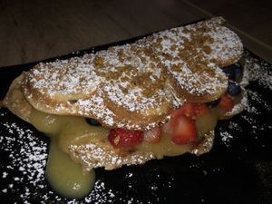 Köstlich und vegan at Magic Waffle in Leipzig