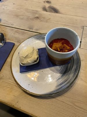 Vegan dessert  at Ben Nevis Inn in Fort William