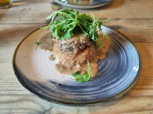 Vegetarian haggis at Ben Nevis Inn in Fort William