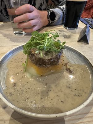Vegan haggis   at Ben Nevis Inn in Fort William