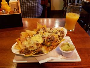 Vegan nachos at The Grog & Gruel in Fort William